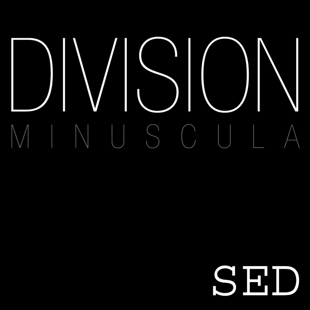 Album cover art for "Sed" by División Minúscula