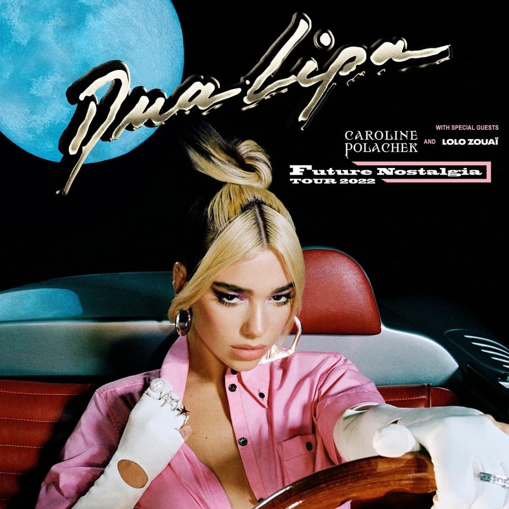Album cover art for "Future Nostalgia Tour Setlist" by Dua Lipa
