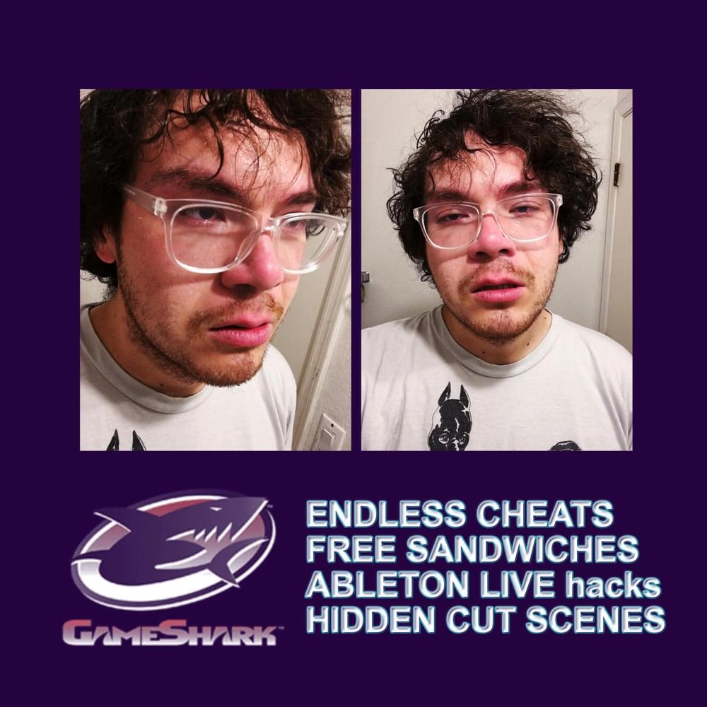 Album cover art for "Gameshark" by Kawai Sprite