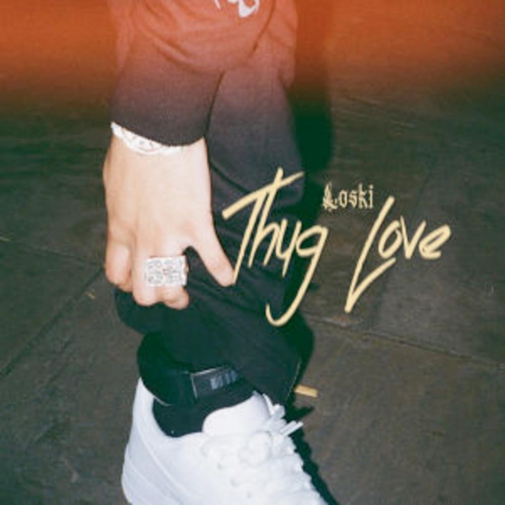 Album cover art for "Thug Love" by Loski