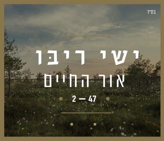 Album cover art for "Or Hachaim - אור החיים" by Ishay Ribo - ישי ריבו