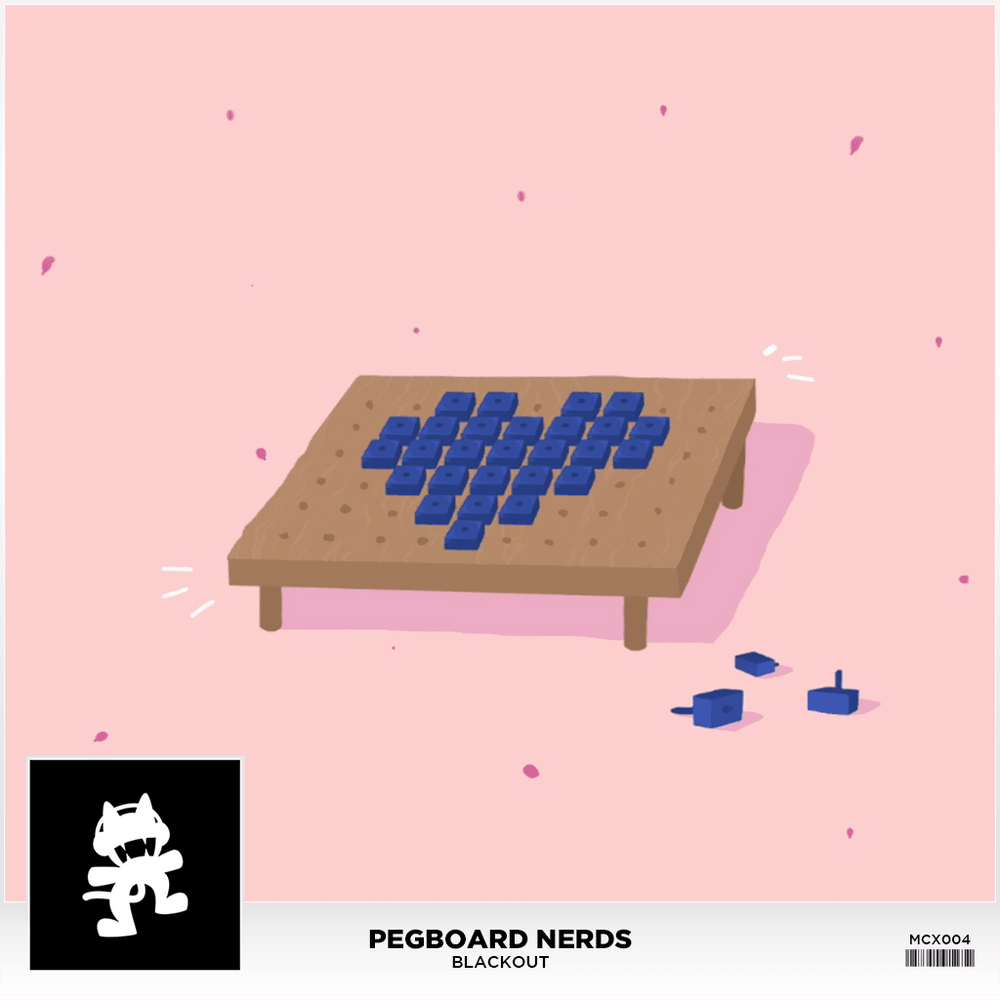 Album cover art for "Blackout" by Pegboard Nerds