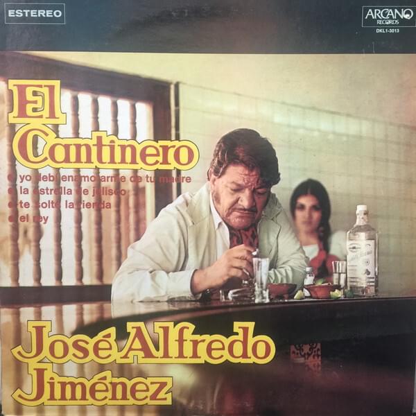 Album cover art for "Te Solté La Rienda" by José Alfredo Jiménez