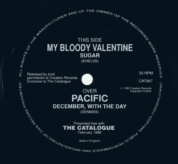 Album cover art for "sugar" by my bloody valentine