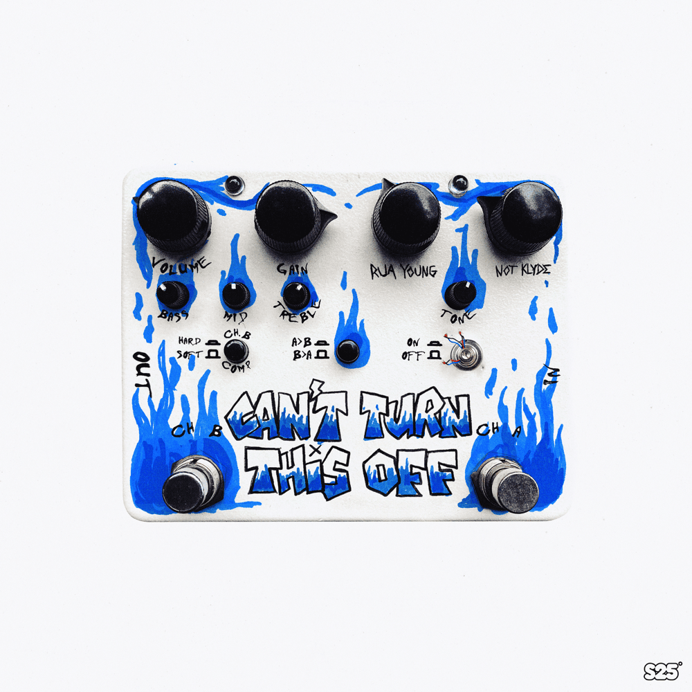 Album cover art for "Can’t Turn This Off" by RUA YOUNG
