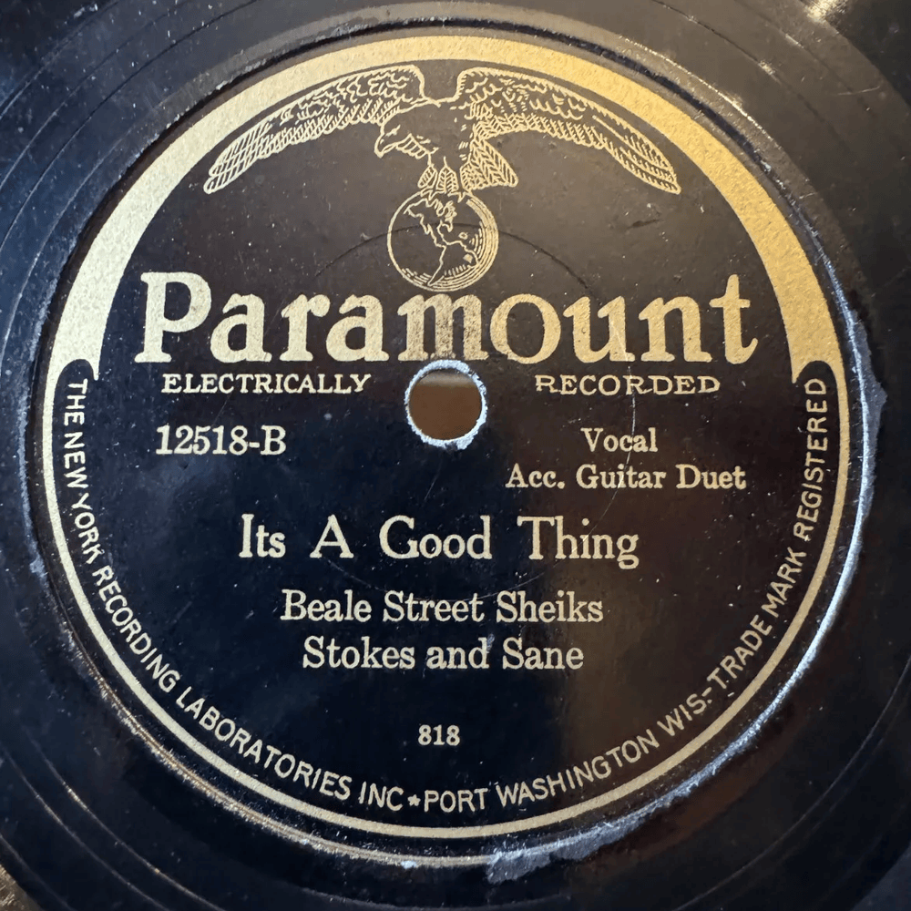 Album cover art for "Its A Good Thing" by The Beale Street Sheiks