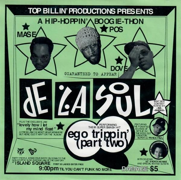 Album cover art for "Ego Trippin (Part Three) (Egoristic Mix)" by De La Soul