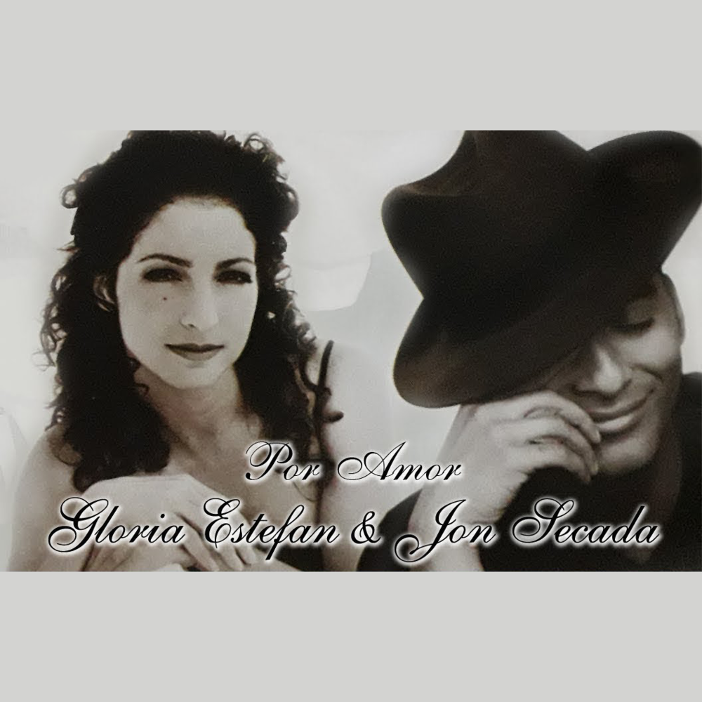 Album cover art for "Por Amor" by Gloria Estefan & Jon Secada