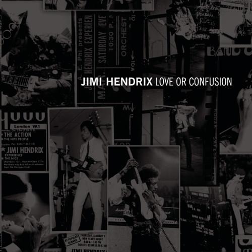 Album cover art for "Love or Confusion - Anthology Version" by Jimi Hendrix