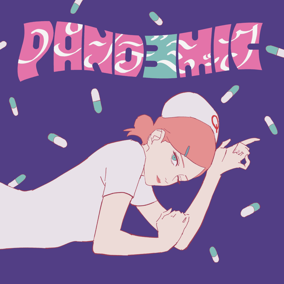 Album cover art for "モーニングループ (Morning Loop)" by すりぃ (Three) & 初音ミク (Hatsune Miku)