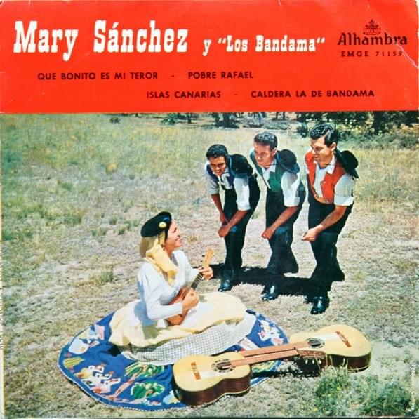 Album cover art for "Pobre Rafael" by Mary Sánchez