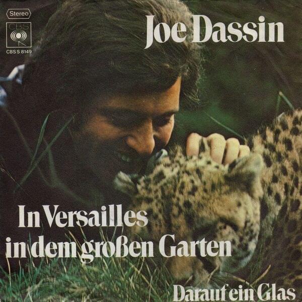 Album cover art for "Darauf ein Glas" by Joe Dassin