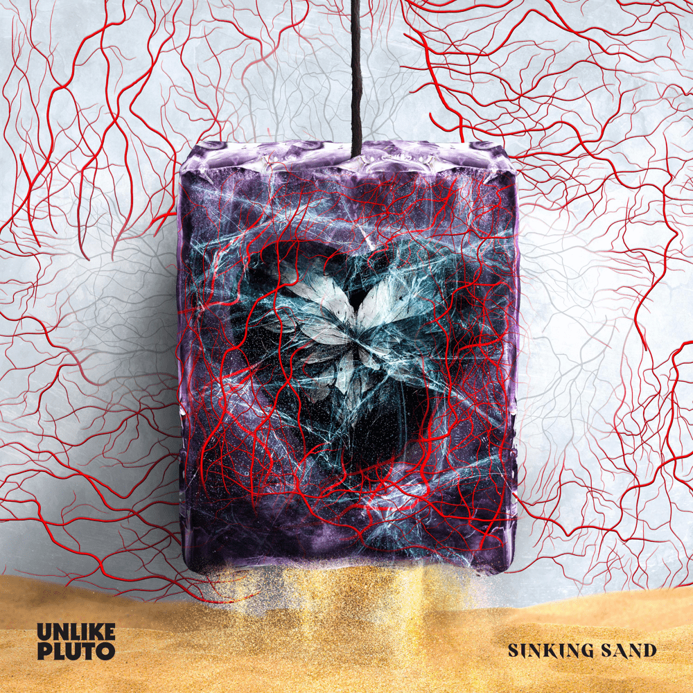 Album cover art for "Sinking Sand" by Unlike Pluto