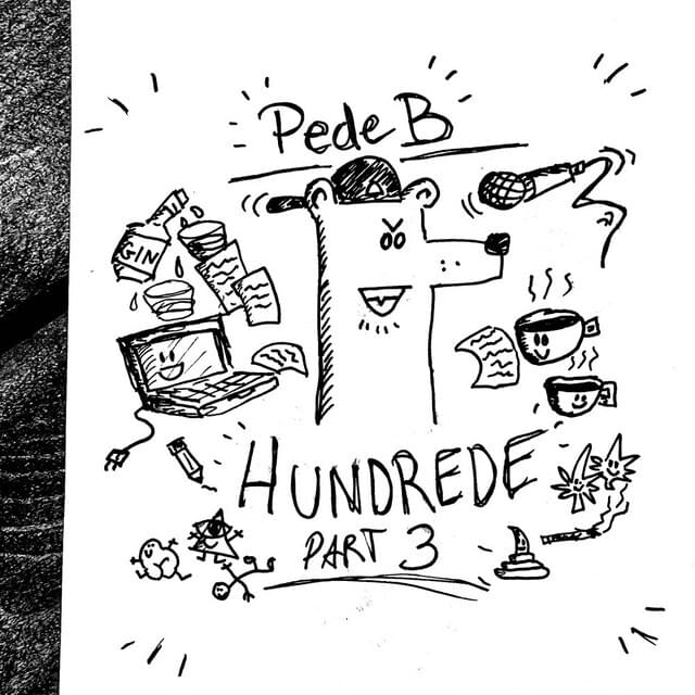 Album cover art for "Hundrede, Pt. 3" by Pede B