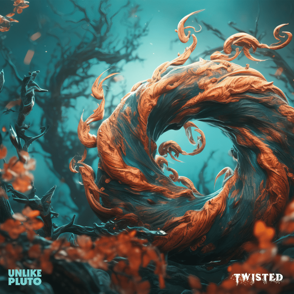 Album cover art for "Twisted" by Unlike Pluto