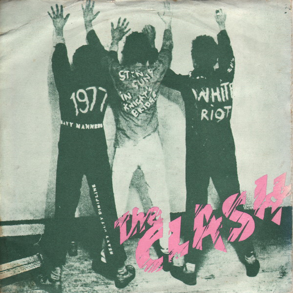 Album cover art for "White Riot" by The Clash