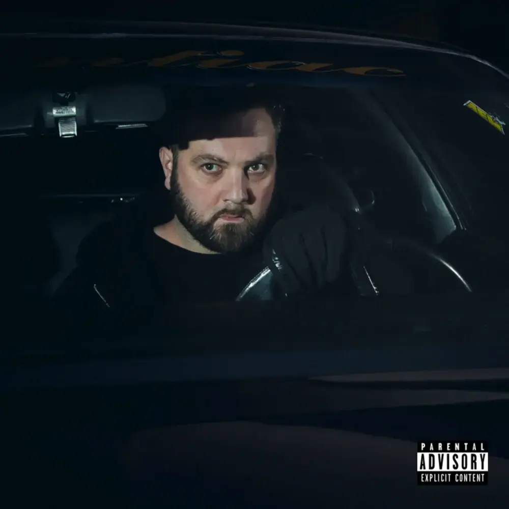 Album cover art for "Running on Empty" by Evil Ebenezer
