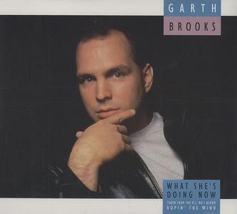 Album cover art for "What She’s Doing Now" by Garth Brooks