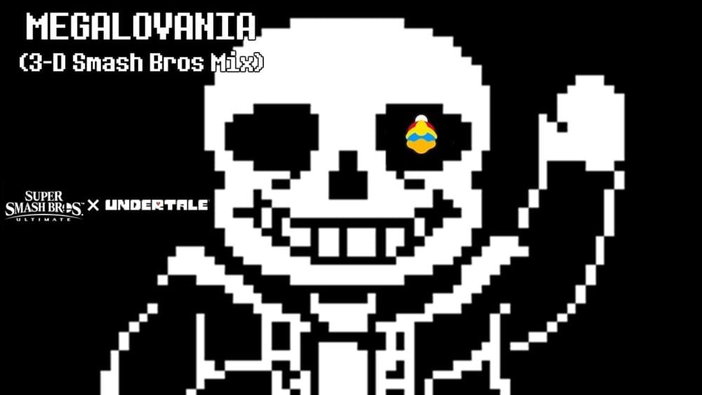 Album cover art for "MEGALOVANIA (3-D Mix) - Undertale/Super Smash Bros. Ultimate Cover" by Juno Songs