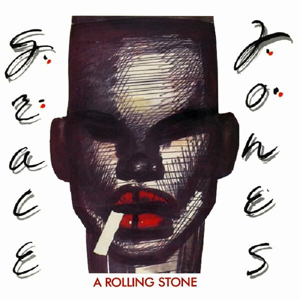 Album cover art for "A Rolling Stone" by Grace Jones