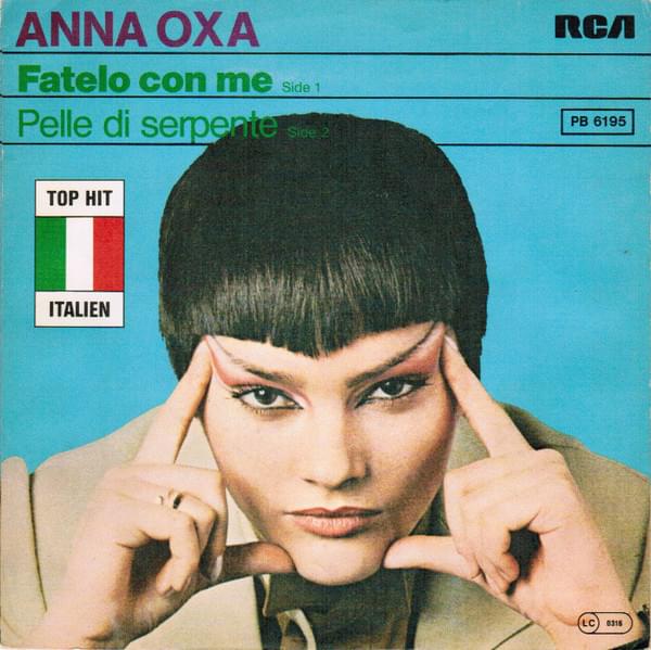 Album cover art for "Fatelo con me" by Anna Oxa