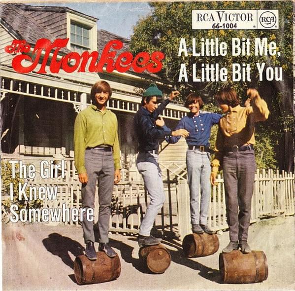 Album cover art for "A Little Bit Me, a Little Bit You" by The Monkees