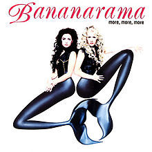 Album cover art for "More, More, More" by Bananarama