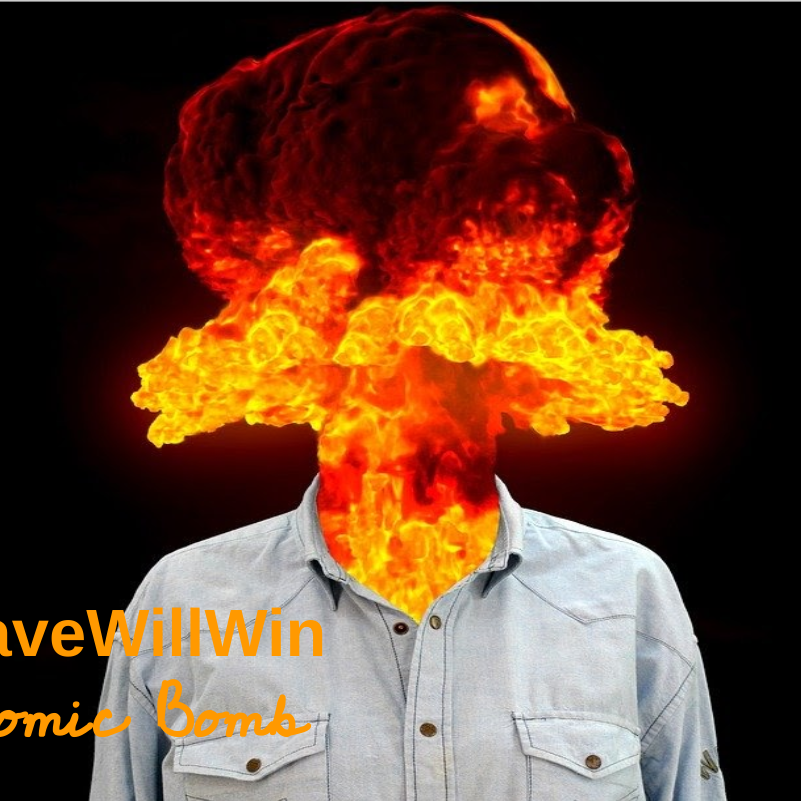 Album cover art for "Atomic Bomb" by DaveWillWin