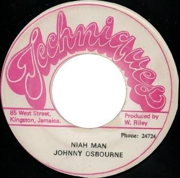 Album cover art for "Nyah Man" by Johnny Osbourne
