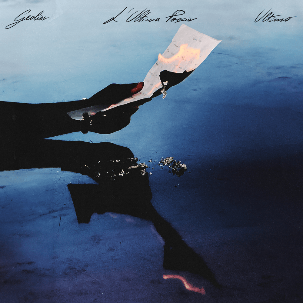 Album cover art for "L’ULTIMA POESIA" by Geolier & Ultimo