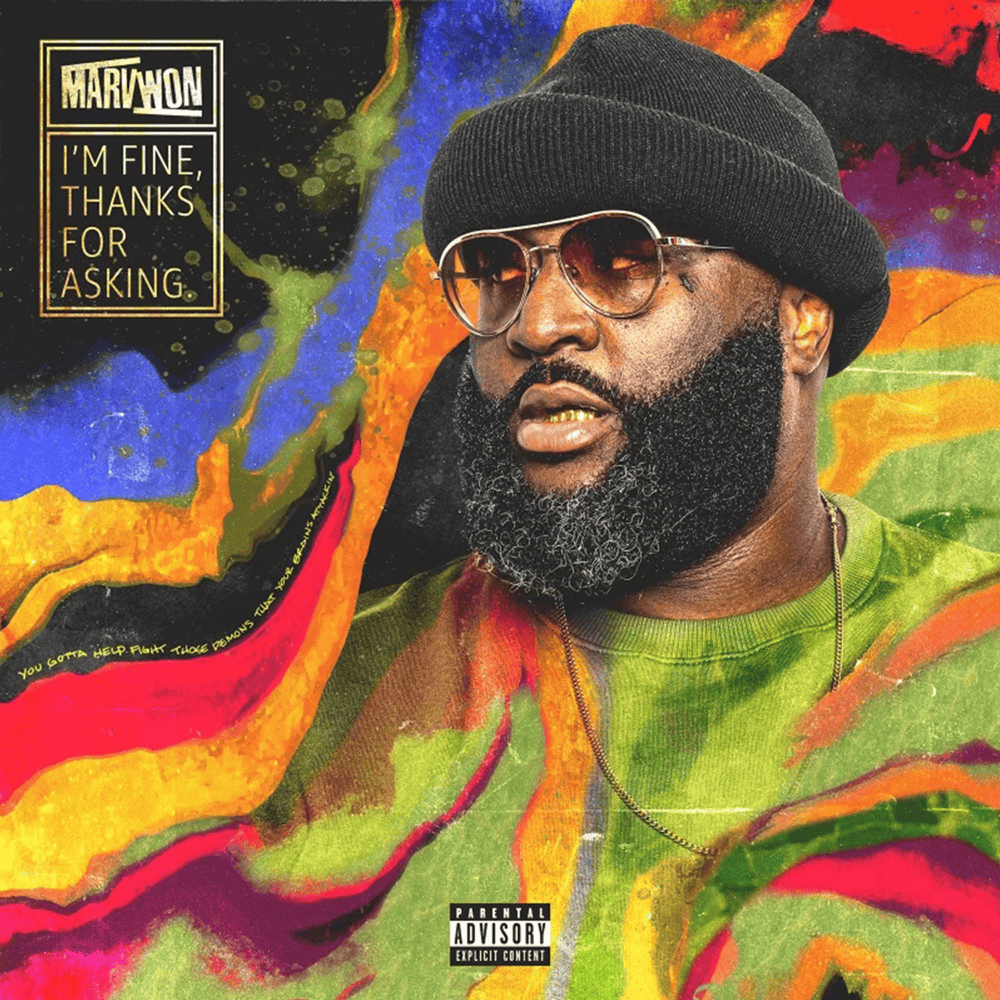 Album cover art for "Higher" by Marv Won