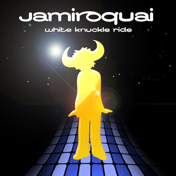 Album cover art for "White Knuckle Ride" by Jamiroquai
