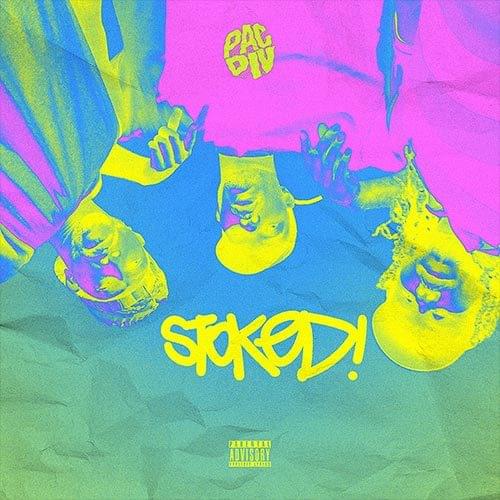 Album cover art for "Stoked" by Pac Div