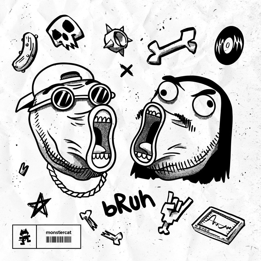 Album cover art for "bRuh" by Riot Ten