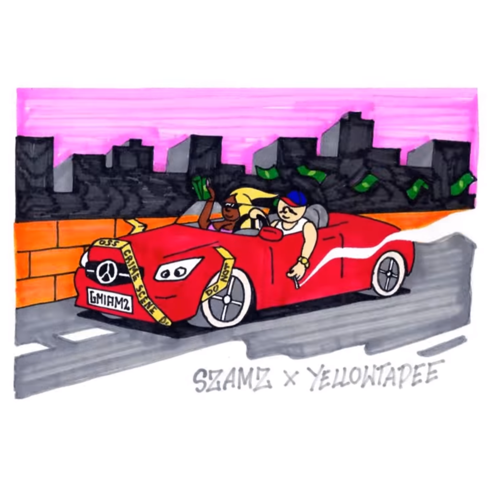 Album cover art for "GMIAM 2" by Szamz & YellowTapee