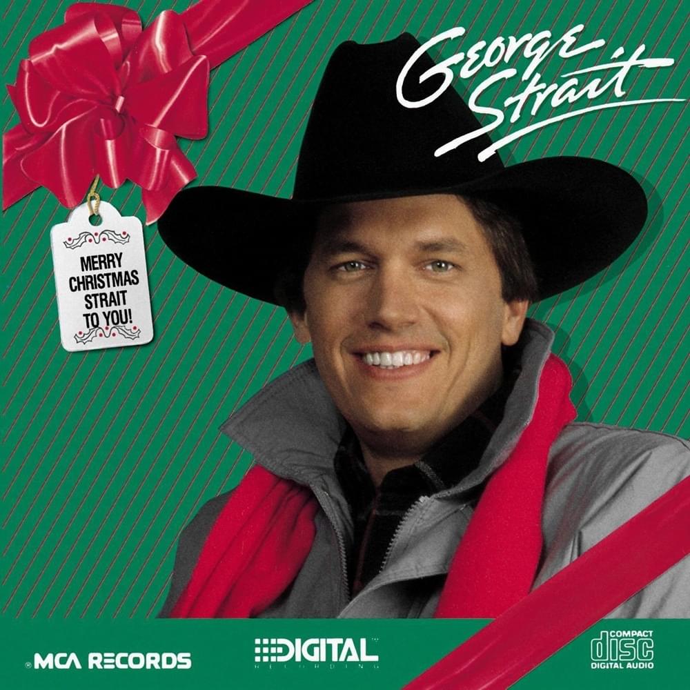 Album cover art for "When It’s Christmas Time in Texas" by George Strait