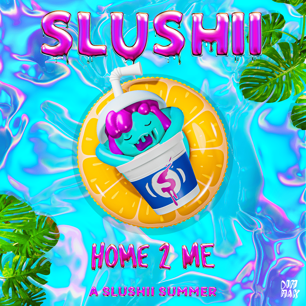 Album cover art for "Home 2 Me" by Slushii