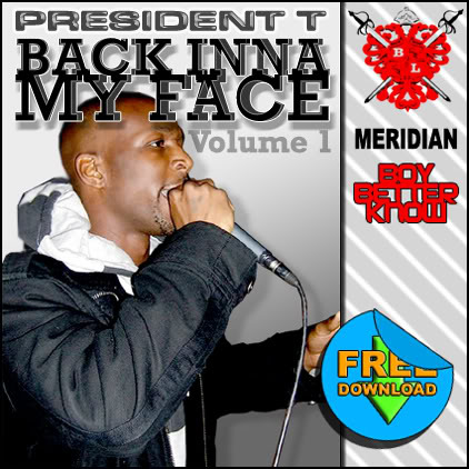 Album cover art for "Man In Meridian" by President T & Bossman Birdie