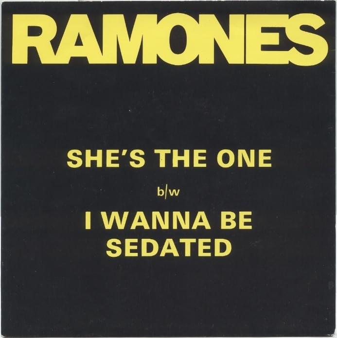 Album cover art for "She’s the One" by Ramones