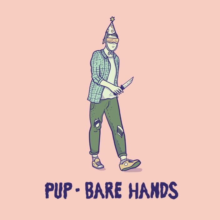 Album cover art for "Bare Hands" by PUP