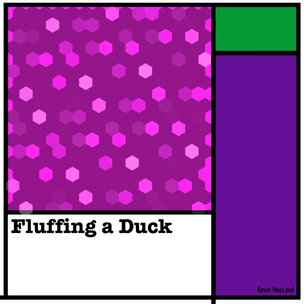 Album cover art for "Fluffing a Duck" by Kevin MacLeod
