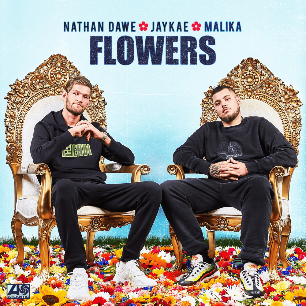 Album cover art for "Flowers" by Nathan Dawe & Jaykae & MALIKA