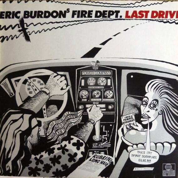 Album cover art for "The Last Drive" by Eric Burdon’s Fire Dept.