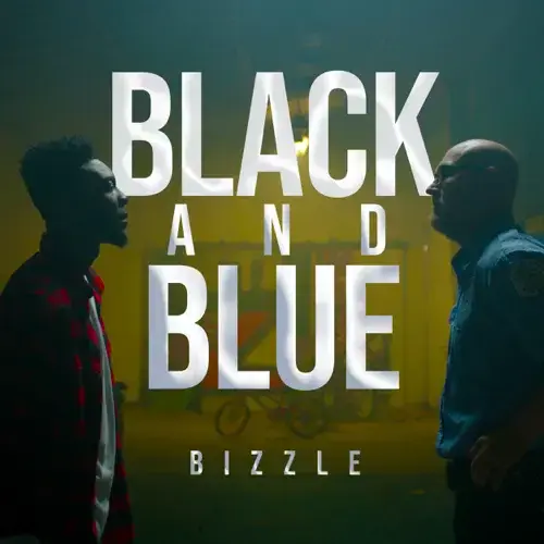 Album cover art for "Black and Blue" by Bizzle