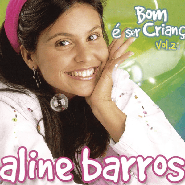 Album cover art for "Meu Herói" by Aline Barros
