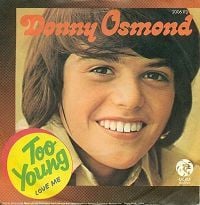 Album cover art for "Too Young" by Donny Osmond