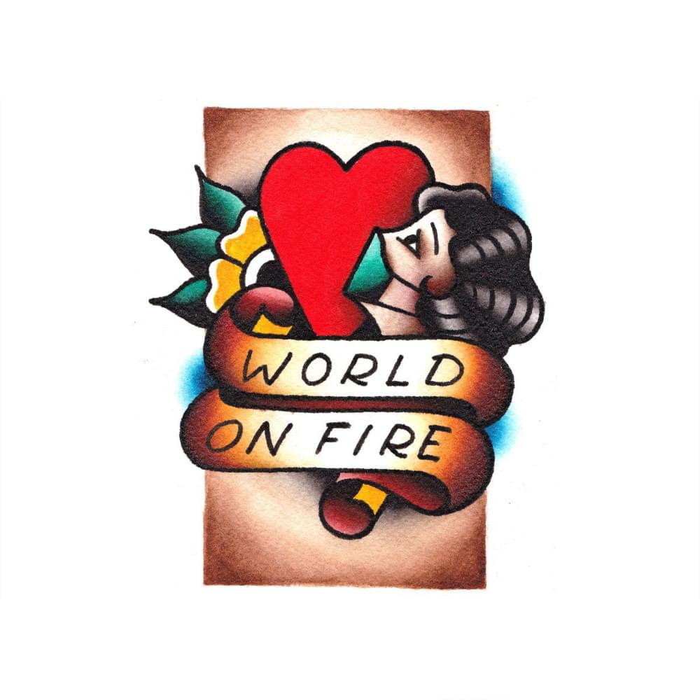Album cover art for "World on Fire" by The Bouncing Souls