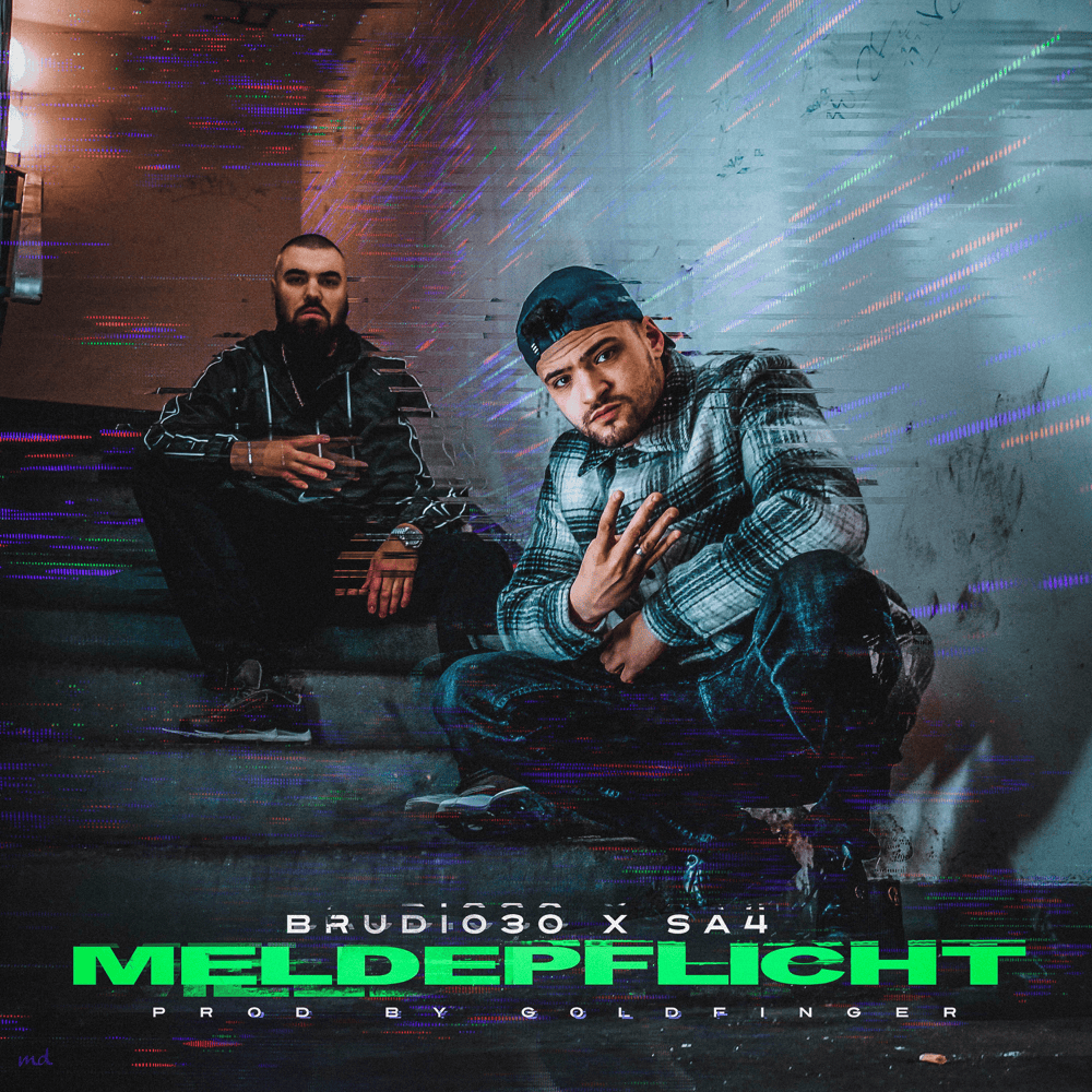 Album cover art for "Meldepflicht" by Brudi030