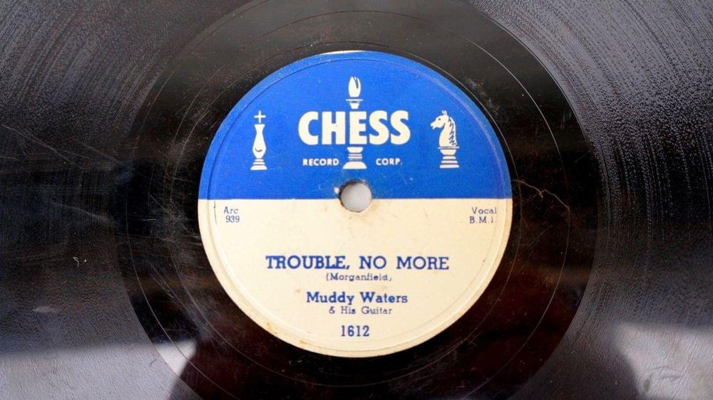 Album cover art for "Trouble No More" by Muddy Waters