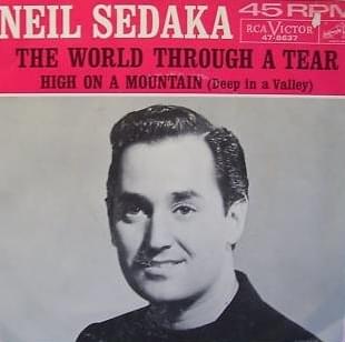Album cover art for "The World Through A Tear" by Neil Sedaka